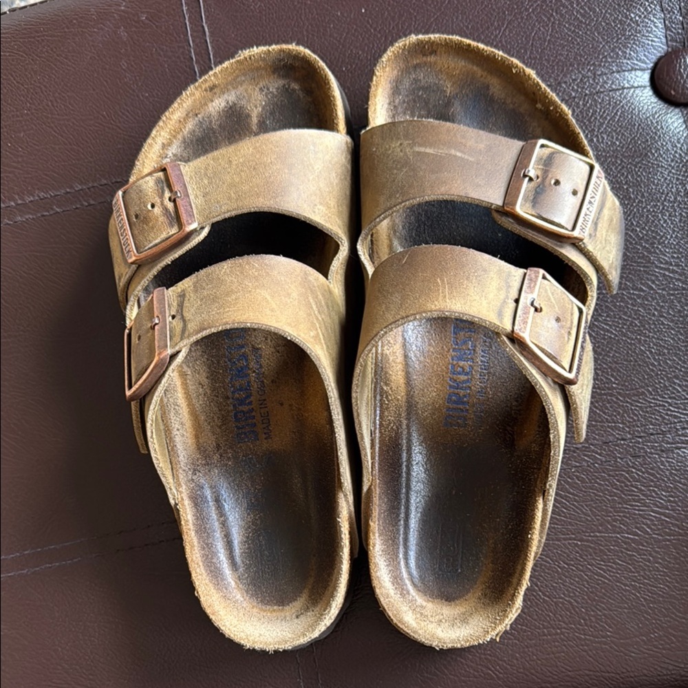 Birkenstock Brown Leather Sandals